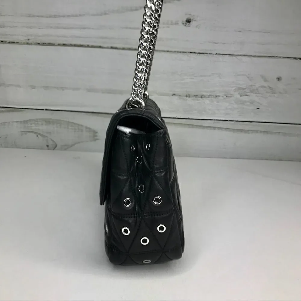 Michael Kors Black Chain Shoulder Bag NWT - Picture 2 of 7